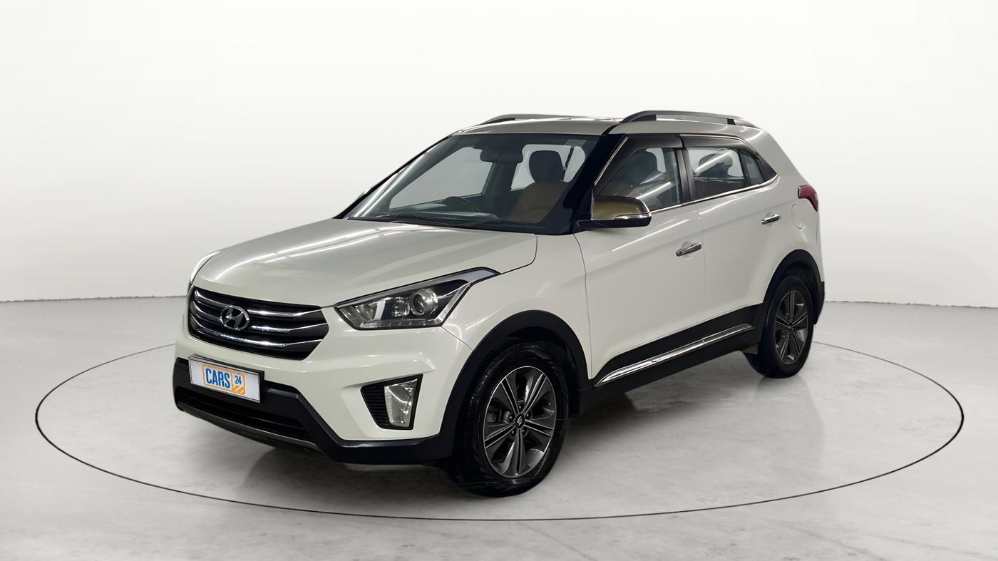 2018 Hyundai Creta SX AT 1.6 PETROL, Petrol, Automatic, 62,298 km, Left Front Diagonal