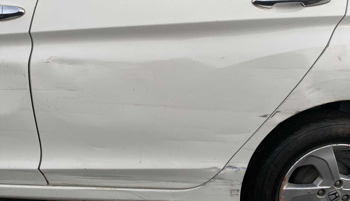 2014 Honda City 1.5L I-DTEC V, Diesel, Manual, 1,09,296 km, Rear left door - Slightly dented