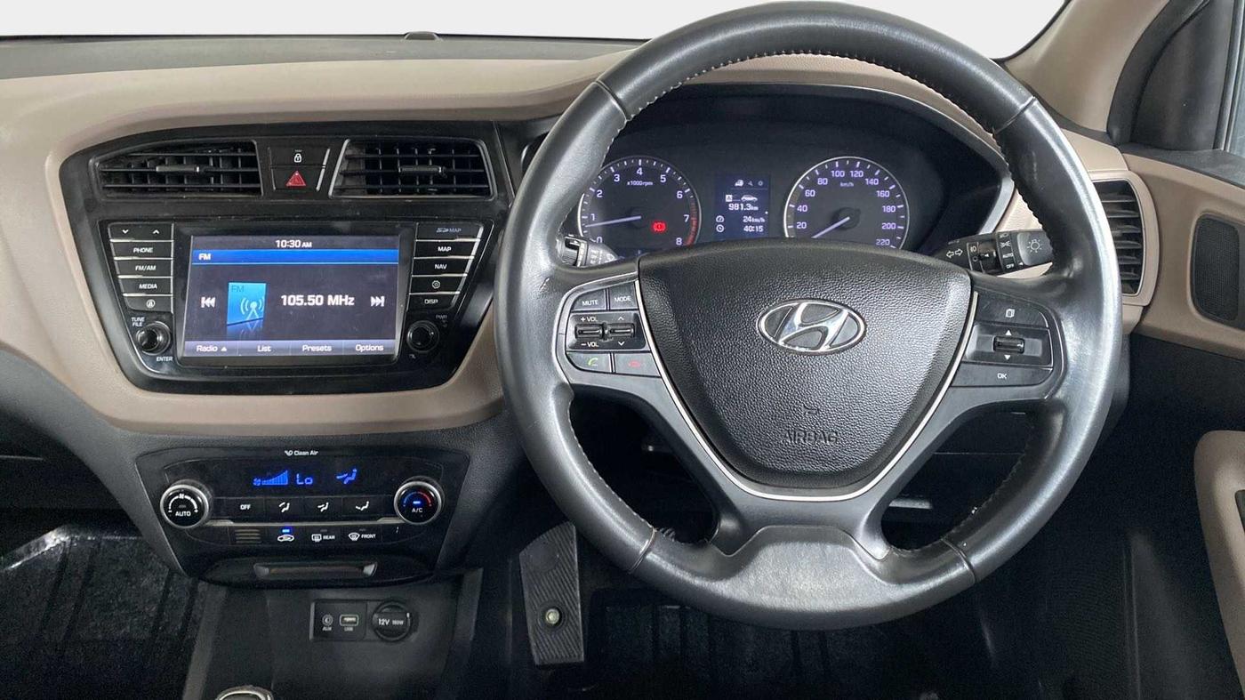 2016 Hyundai Elite i20 ASTA 1.2, Petrol, Manual, 12,000 km, Steering Wheel Close Up