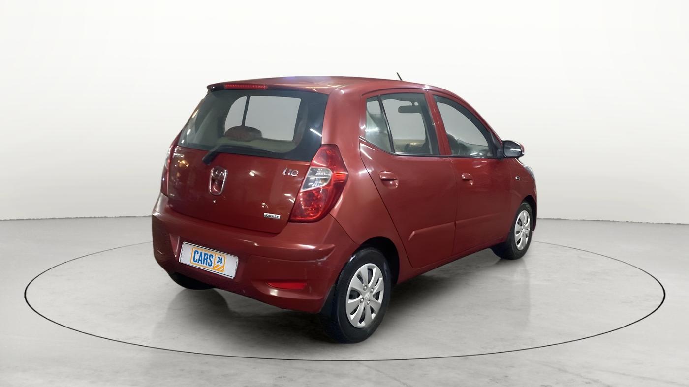2012 Hyundai i10 SPORTZ 1.2, Petrol, Manual, 33,803 km, Right Back Diagonal