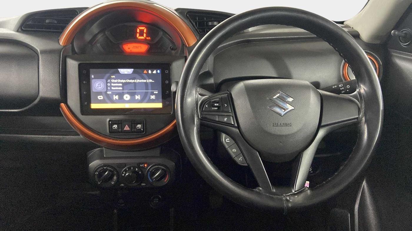 2019 Maruti S PRESSO VXI+, Petrol, Manual, 20,792 km, Steering Wheel Close Up