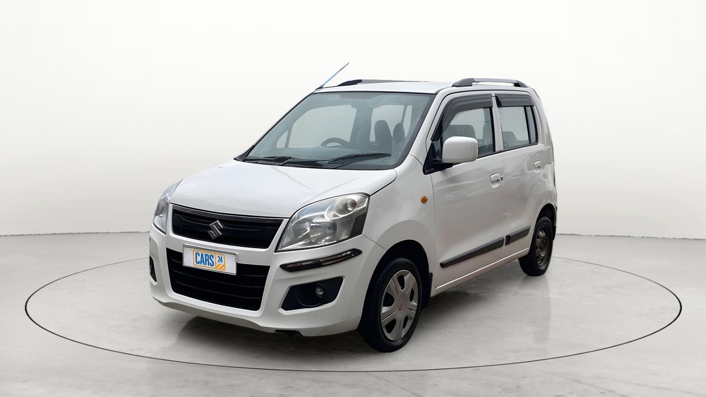 2018 Maruti Wagon R 1.0 VXI (O) AMT, Petrol, Automatic, 29,472 km, Left Front Diagonal