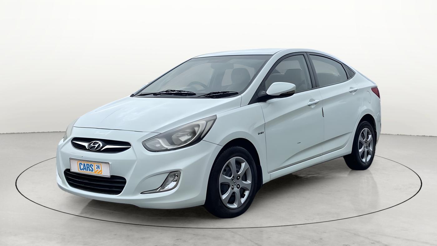 2013 Hyundai Verna FLUIDIC 1.6 VTVT EX, Petrol, Manual, 1,18,059 km, Left Front Diagonal