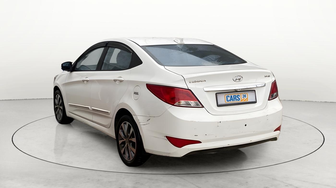 2017 Hyundai Verna 1.6 CRDI SX, Diesel, Manual, 89,903 km, Left Back Diagonal