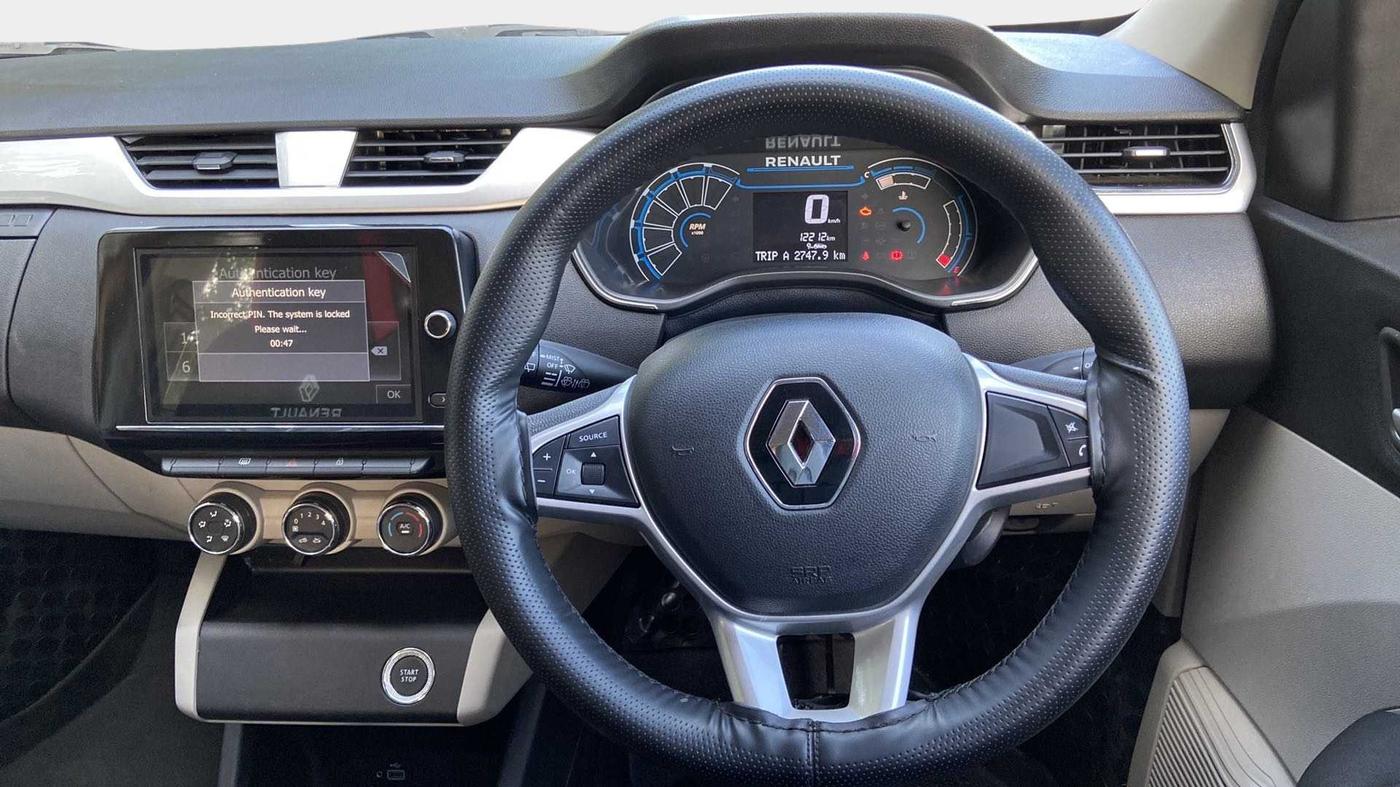 2021 Renault TRIBER RXZ AMT, Petrol, Automatic, 12,206 km, Steering Wheel Close Up