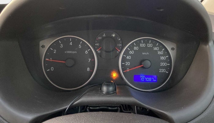 2011 Hyundai i20 MAGNA (O) 1.2, Petrol, Manual, 1,07,079 km, Odometer Image