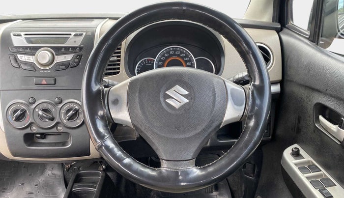 2014 Maruti Wagon R 1.0 VXI, Petrol, Manual, 51,666 km, Steering Wheel Close Up