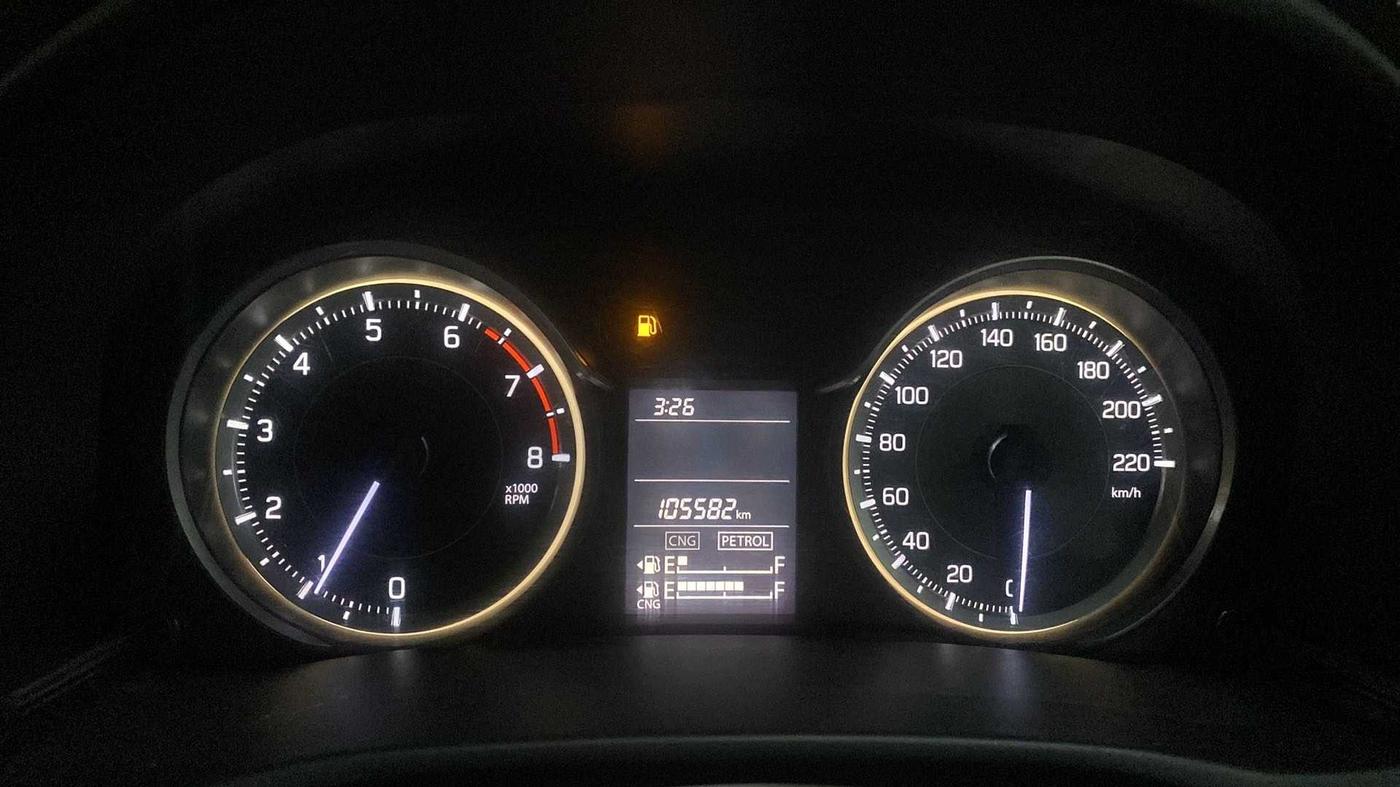 2021 Maruti Ertiga VXI CNG, CNG, Manual, 1,05,469 km, Odometer Image
