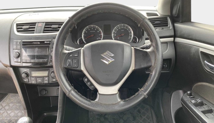 2015 Maruti Swift ZXI, Petrol, Manual, 37,391 km, Steering Wheel Close Up