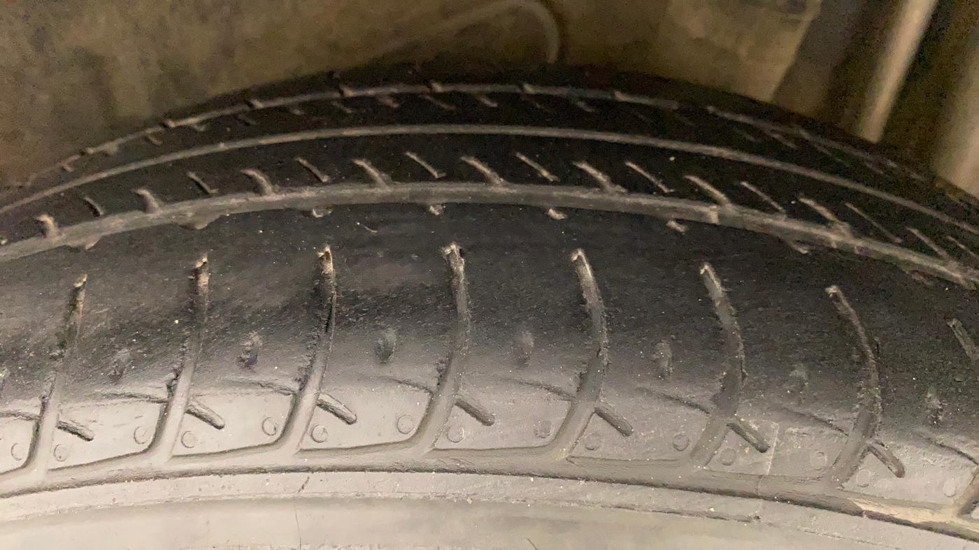 2019 Datsun Go T CVT, Petrol, Automatic, 70,332 km, Left Rear Tyre Tread