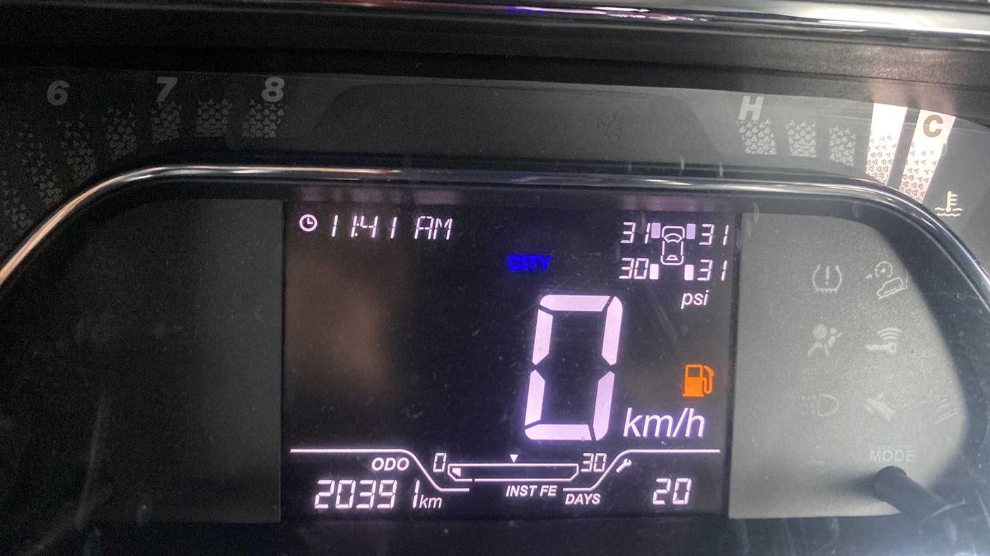 2021 Tata NEXON XZ PLUS (O) PETROL DUAL TONE, Petrol, Manual, 20,375 km, Odometer Image
