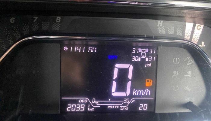 2021 Tata NEXON XZ PLUS (O) PETROL DUAL TONE, Petrol, Manual, 20,375 km, Odometer Image