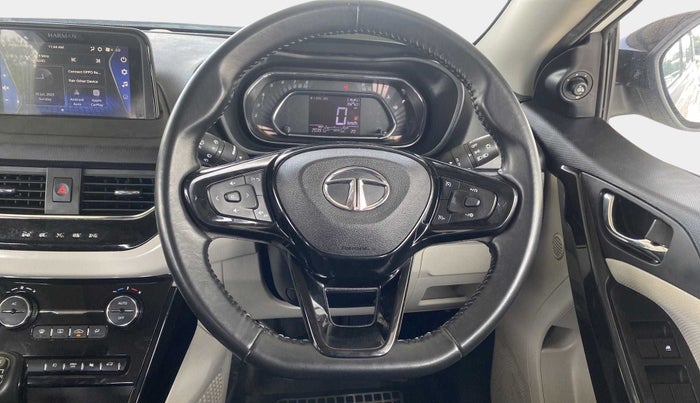 2021 Tata NEXON XZ PLUS (O) PETROL DUAL TONE, Petrol, Manual, 20,375 km, Steering Wheel Close Up