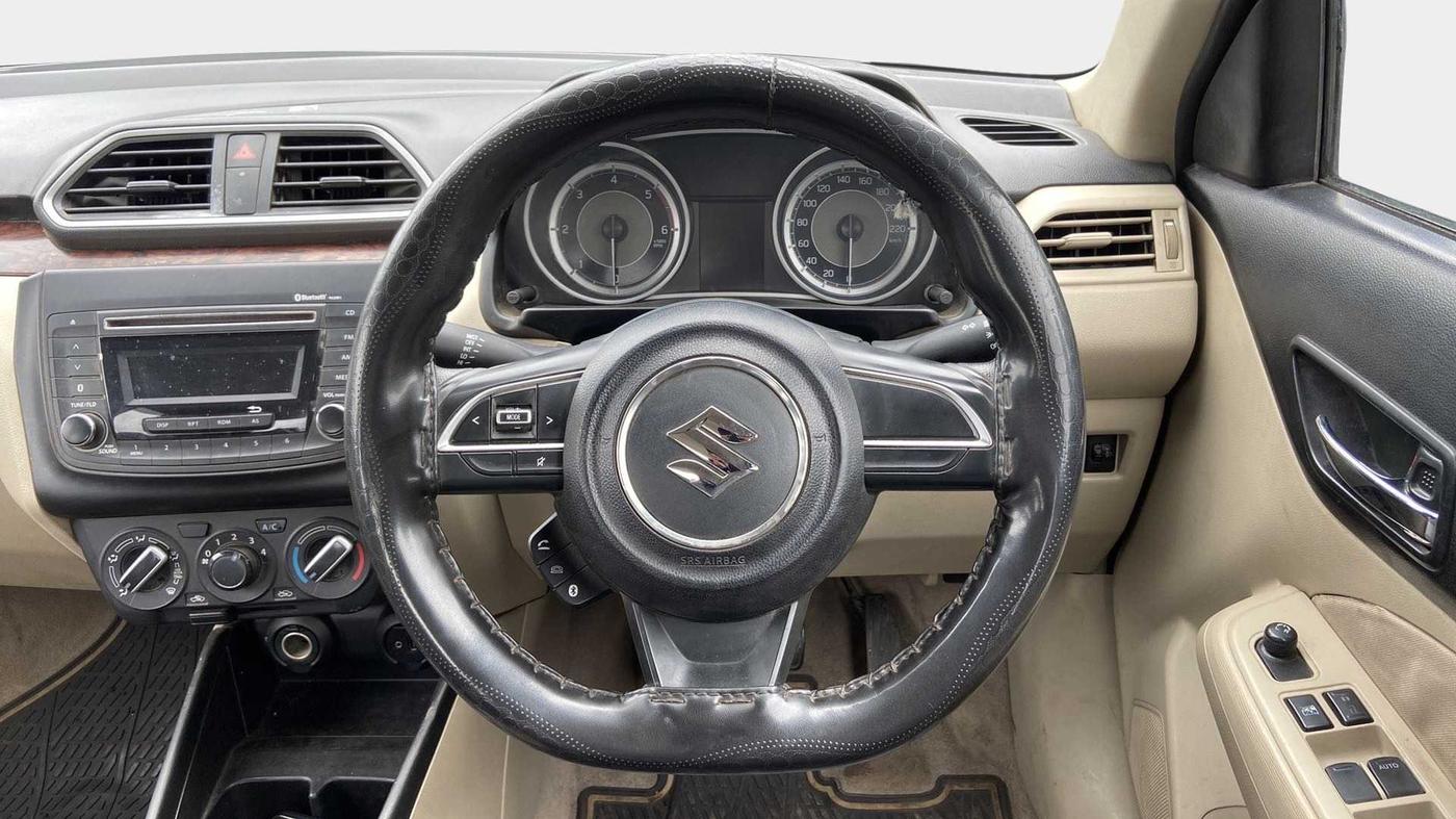 2017 Maruti Dzire VDI, Diesel, Manual, 57,636 km, Steering Wheel Close Up