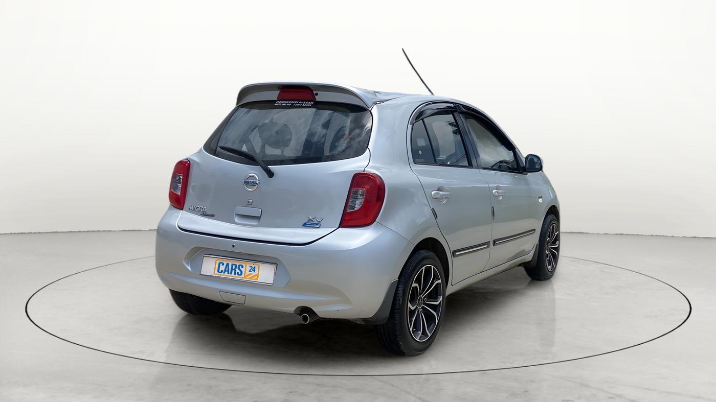 2017 Nissan Micra XV CVT, Petrol, Automatic, 46,468 km, Right Back Diagonal