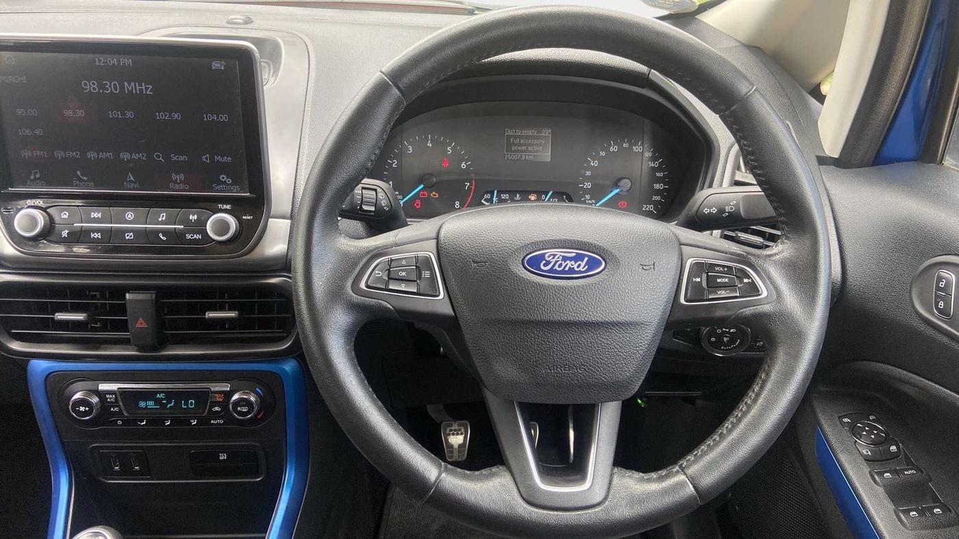 2019 Ford Ecosport TITANIUM 1.5L SIGNATURE EDITION (SUNROOF) PETROL, Petrol, Manual, 25,007 km, Steering Wheel Close Up