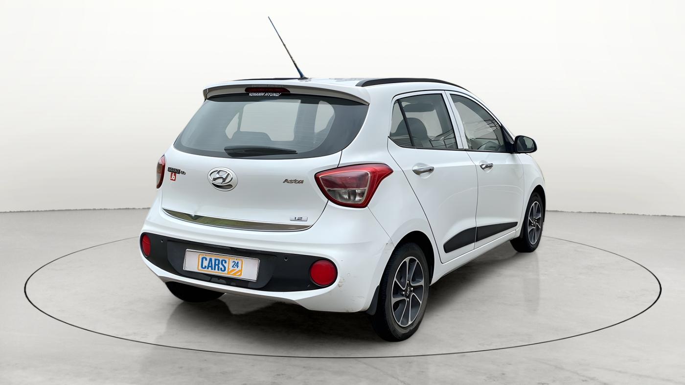 2017 Hyundai Grand i10 ASTA 1.2 KAPPA VTVT, Petrol, Manual, 1,00,313 km, Right Back Diagonal