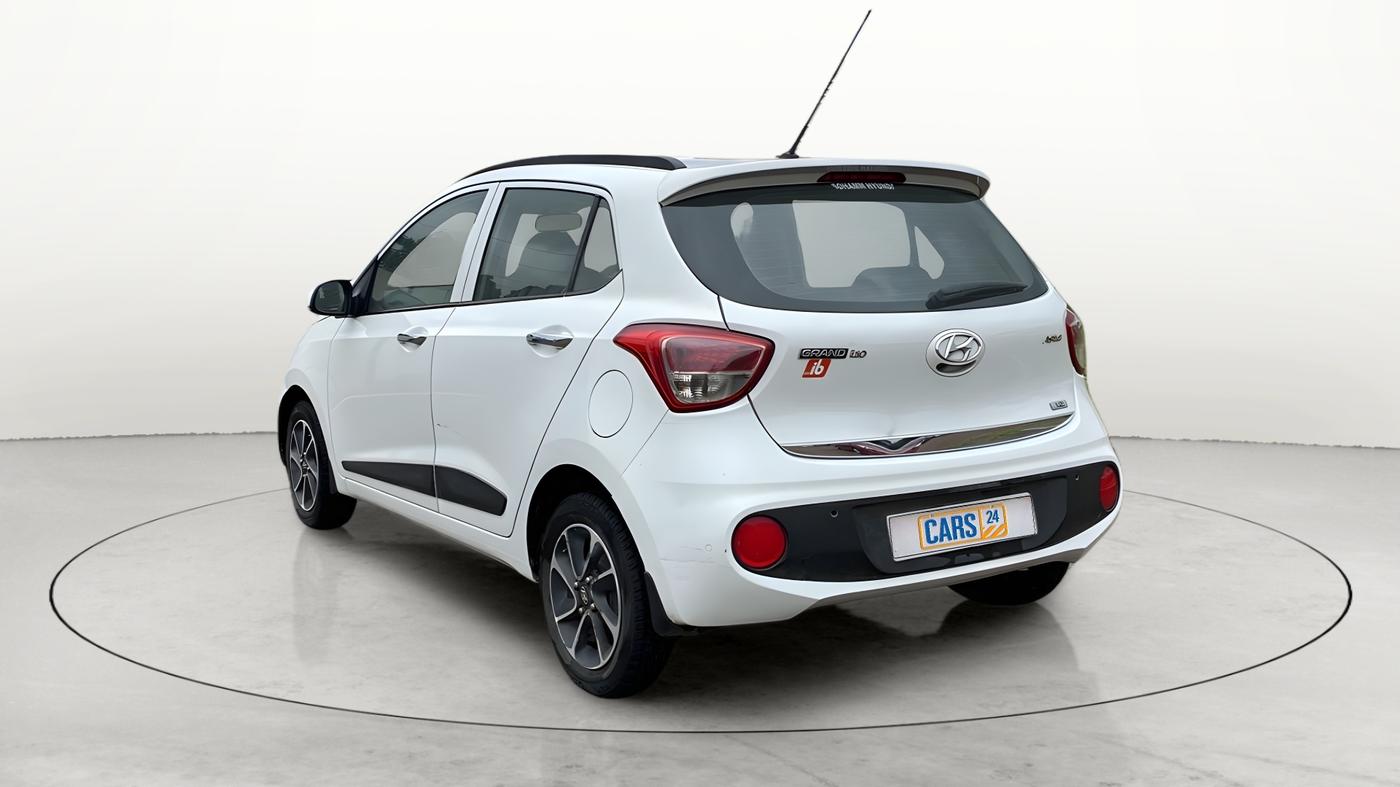 2017 Hyundai Grand i10 ASTA 1.2 KAPPA VTVT, Petrol, Manual, 1,00,313 km, Left Back Diagonal