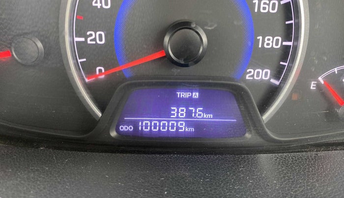 2017 Hyundai Grand i10 ASTA 1.2 KAPPA VTVT, Petrol, Manual, 1,00,313 km, Odometer Image