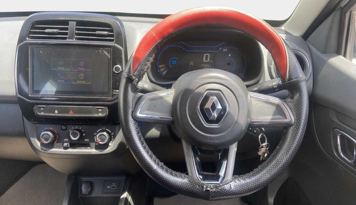 2020 Renault Kwid RXT 1.0 AMT (O), Petrol, Automatic, 38,013 km, Steering Wheel Close Up