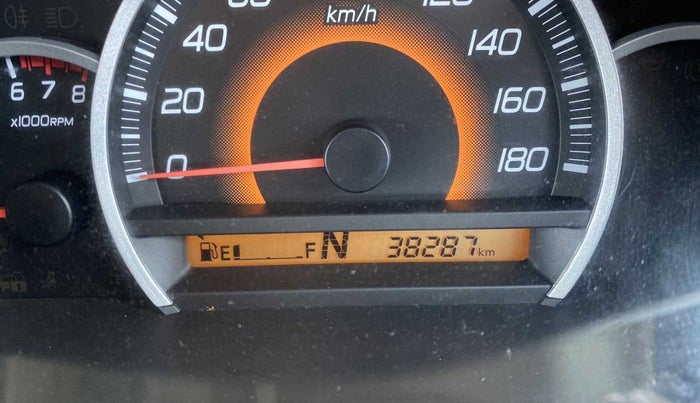 2015 Maruti Wagon R 1.0 VXI AMT, Petrol, Automatic, 38,340 km, Odometer Image