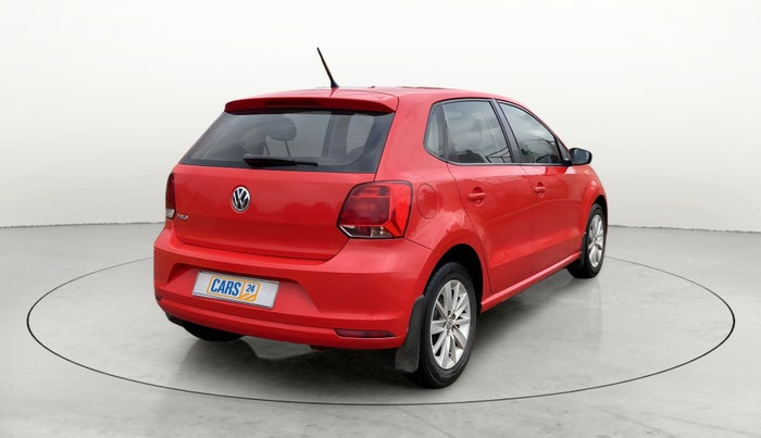 2016 Volkswagen Polo HIGHLINE1.2L, Petrol, Manual, 76,018 km, Right Back Diagonal