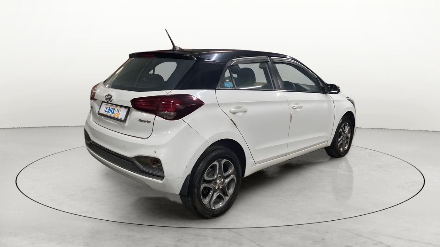 2019 Hyundai Elite i20 SPORTZ PLUS DUAL TONE 1.4 CRDI, Diesel, Manual, 77,416 km, Right Back Diagonal