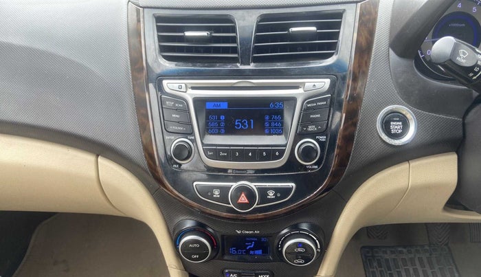 2015 Hyundai Verna FLUIDIC 4S 1.6 VTVT S(O), Petrol, Manual, 73,993 km, Air Conditioner