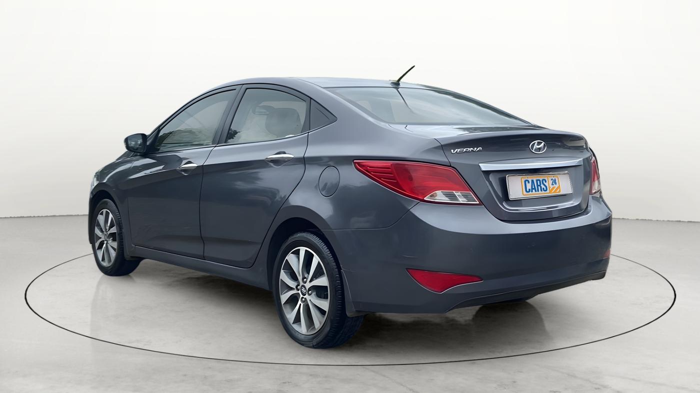 2015 Hyundai Verna FLUIDIC 4S 1.6 VTVT S(O), Petrol, Manual, 73,993 km, Left Back Diagonal