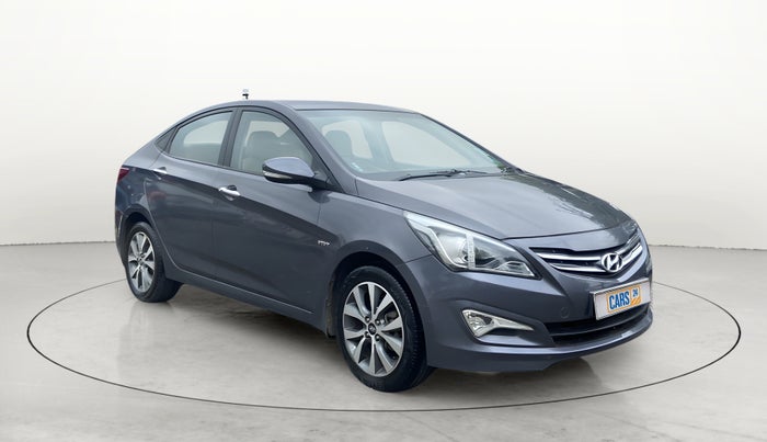 2015 Hyundai Verna FLUIDIC 4S 1.6 VTVT S(O), Petrol, Manual, 73,993 km, Right Front Diagonal