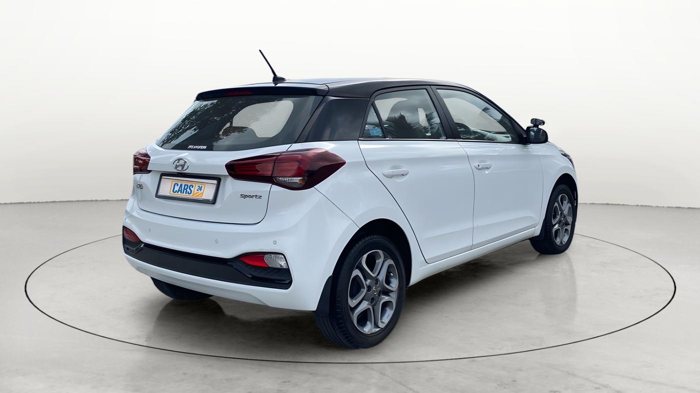 2019 Hyundai Elite i20 SPORTZ PLUS 1.2 DUAL TONE, Petrol, Manual, 35,252 km, Right Back Diagonal