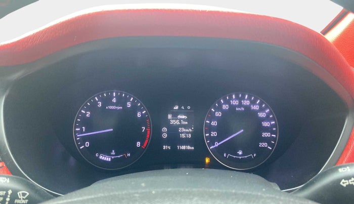 2017 Hyundai Elite i20 ASTA 1.2 (O), Petrol, Manual, 1,15,054 km, Odometer Image