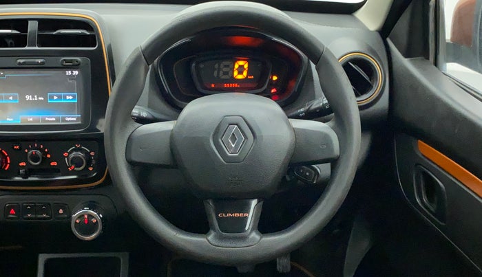 2018 Renault Kwid CLIMBER 1.0 AMT, Petrol, Automatic, 55,873 km, Steering Wheel Close Up