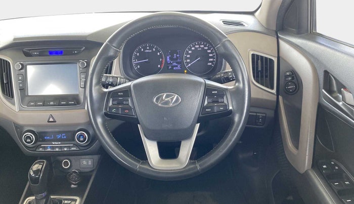 2017 Hyundai Creta SX PLUS AT 1.6 PETROL, Petrol, Automatic, 80,920 km, Steering Wheel Close Up