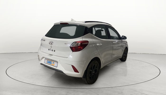 2019 Hyundai GRAND I10 NIOS SPORTZ AMT 1.2 KAPPA VTVT, Petrol, Automatic, 28,778 km, Right Back Diagonal