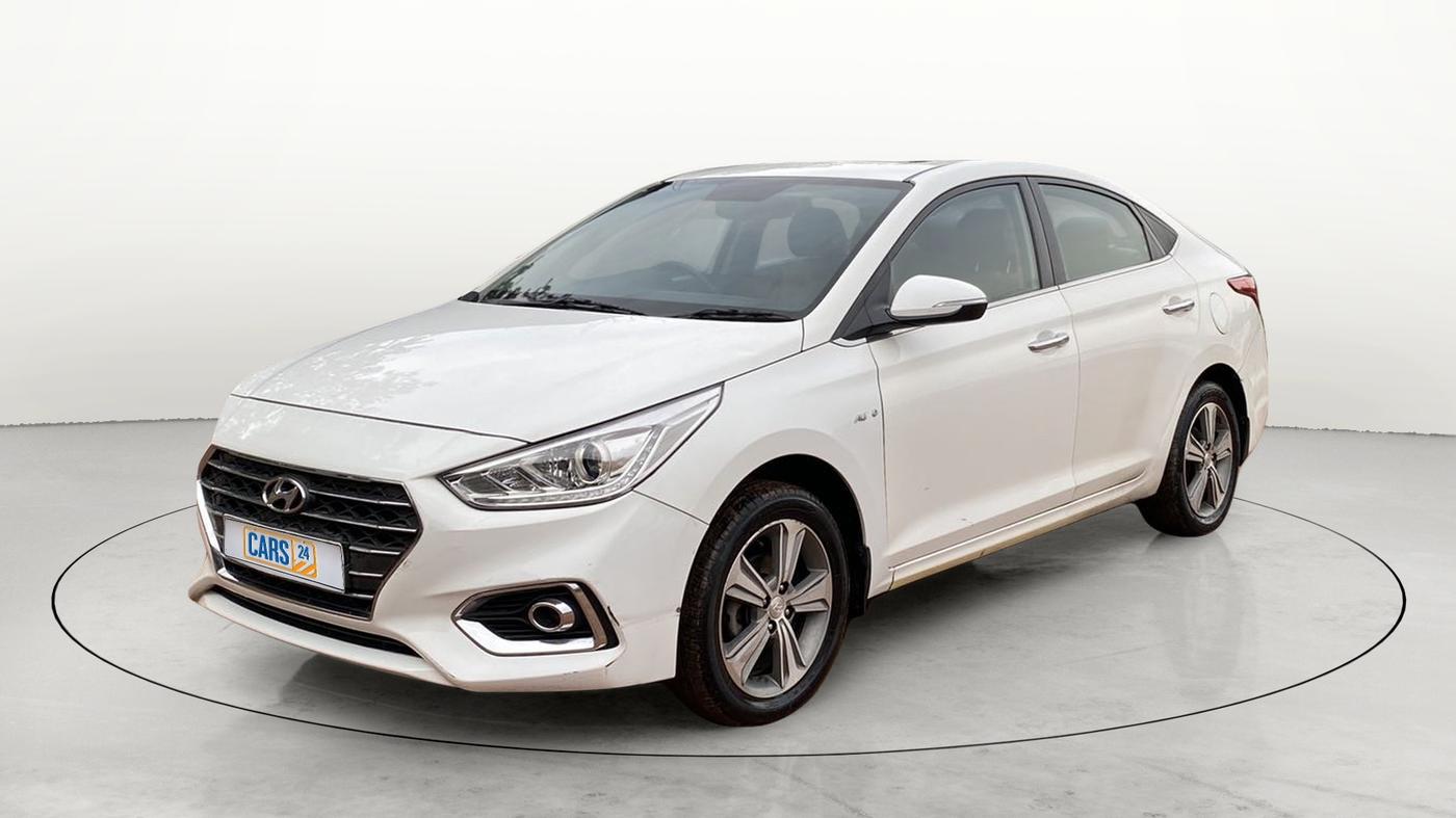 2018 Hyundai Verna 1.6 VTVT SX (O) AT, Petrol, Automatic, 25,314 km, Left Front Diagonal