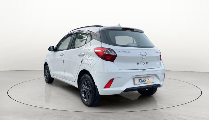 2020 Hyundai GRAND I10 NIOS SPORTZ AMT 1.2 KAPPA VTVT, Petrol, Automatic, 16,498 km, Left Back Diagonal