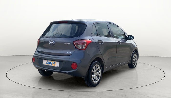 2017 Hyundai Grand i10 SPORTZ 1.2 KAPPA VTVT, Petrol, Manual, 39,176 km, Right Back Diagonal