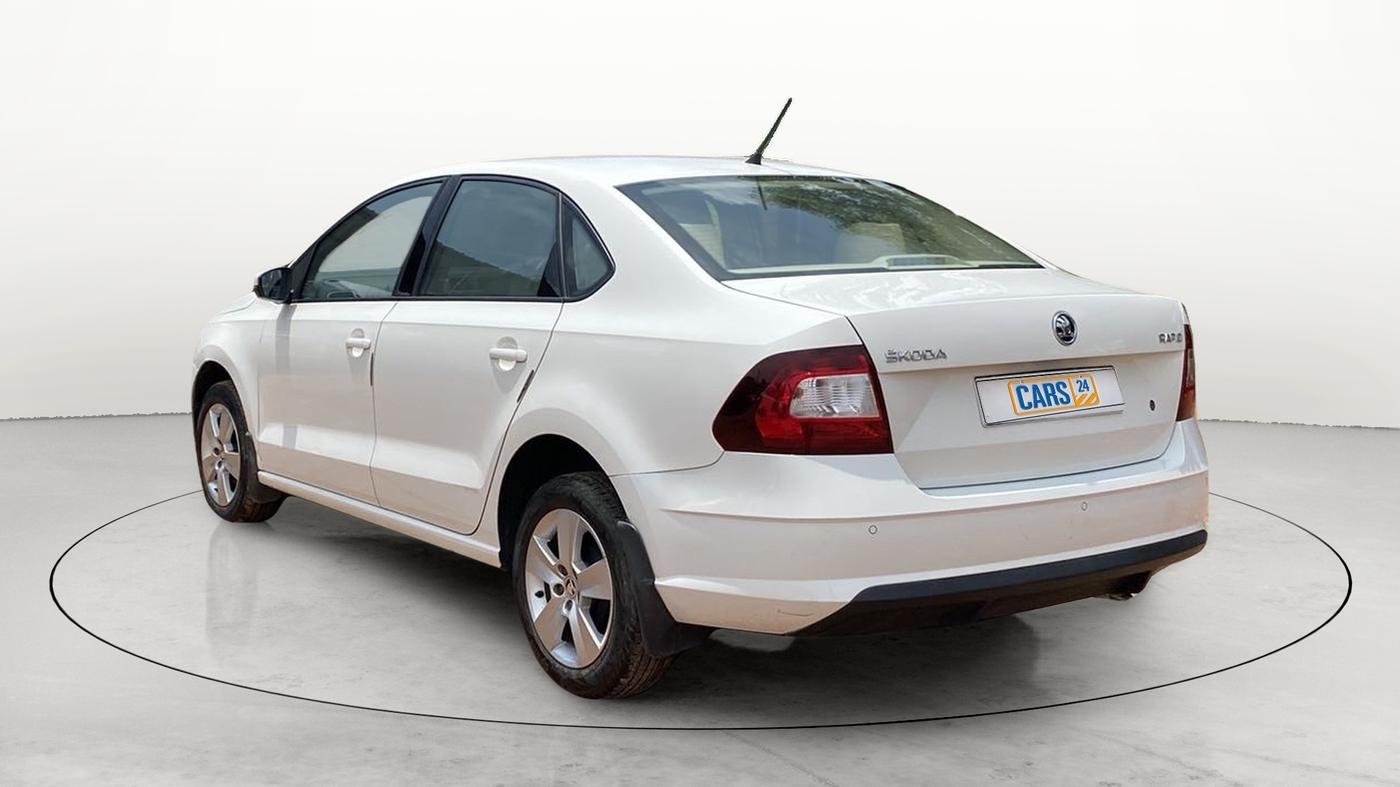 2019 Skoda Rapid AMBITION 1.6 MPI AT, Petrol, Automatic, 19,355 km, Left Back Diagonal