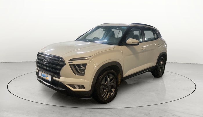 2022 Hyundai Creta SX (O) 1.4 TURBO DCT, Petrol, Automatic, 9,555 km, Left Front Diagonal