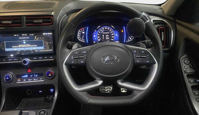 2022 Hyundai Creta SX (O) 1.4 TURBO DCT, Petrol, Automatic, 9,555 km, Steering Wheel Close Up