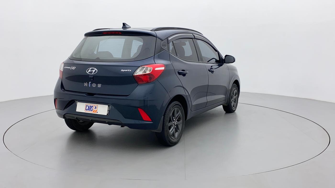 2020 Hyundai GRAND I10 NIOS SPORTZ 1.2 KAPPA VTVT, Petrol, Manual, 36,773 km, Right Back Diagonal