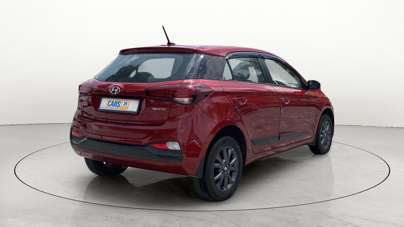 2019 Hyundai Elite i20 SPORTZ PLUS 1.2, Petrol, Manual, 30,787 km, Right Back Diagonal
