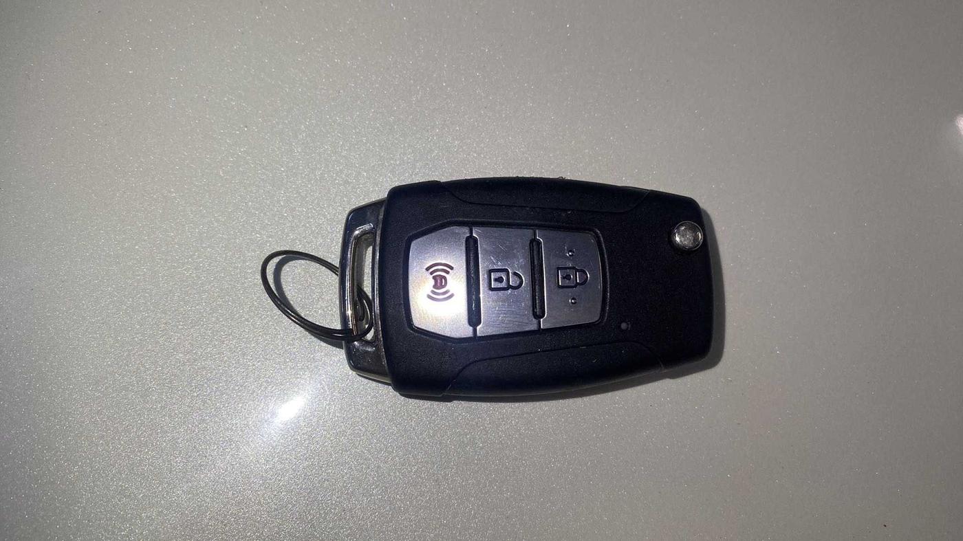 2020 Mahindra XUV300 W8 1.5 DIESEL AMT, Diesel, Automatic, 61,118 km, Key Close Up