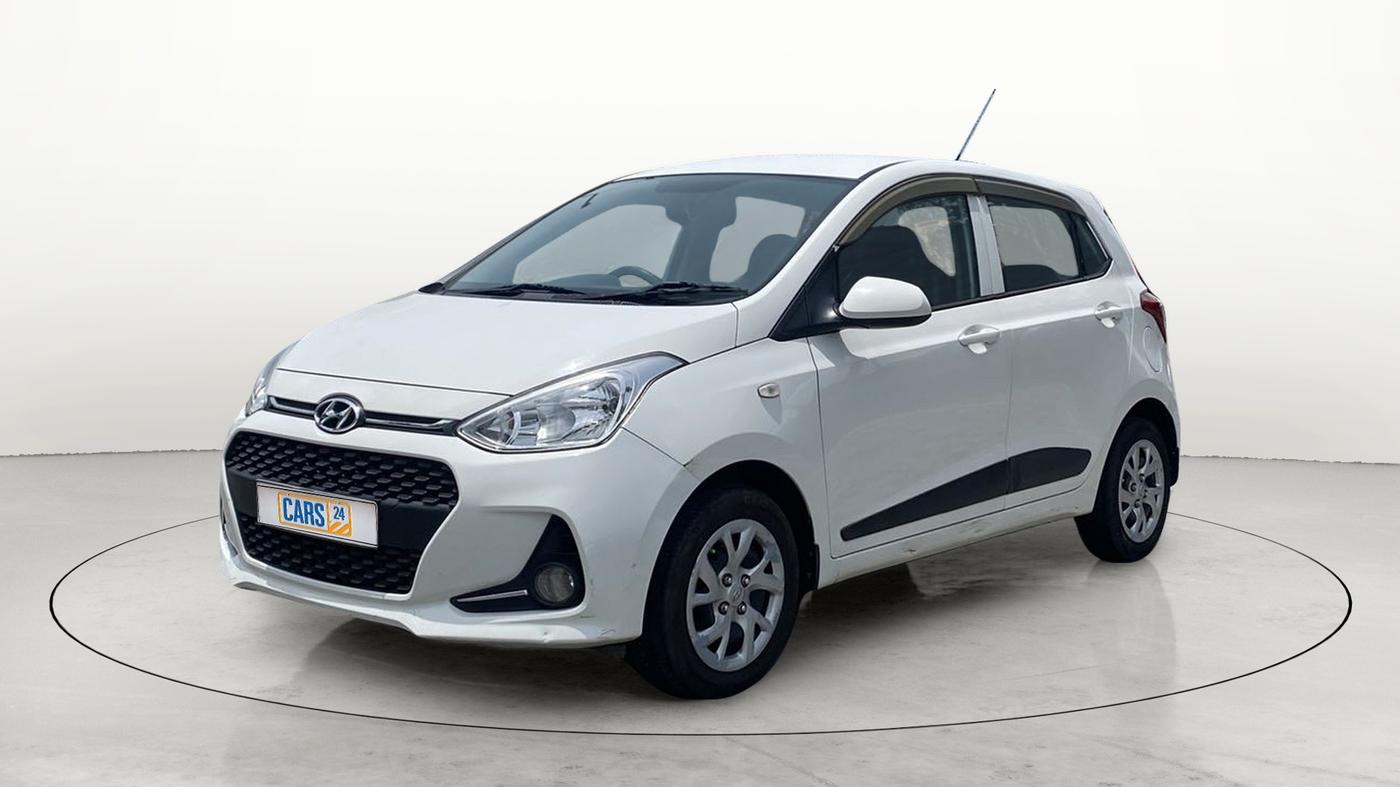 2017 Hyundai Grand i10 SPORTZ 1.2 KAPPA VTVT, Petrol, Manual, 50,347 km, Left Front Diagonal