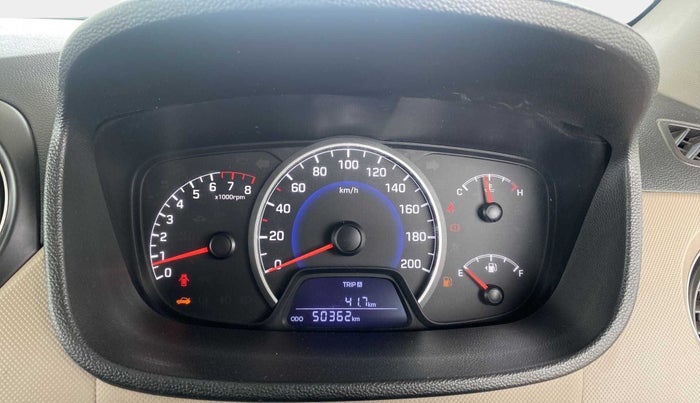 2017 Hyundai Grand i10 SPORTZ 1.2 KAPPA VTVT, Petrol, Manual, 50,347 km, Odometer Image
