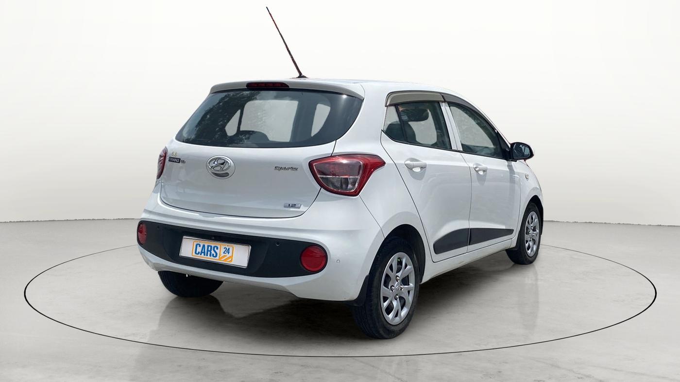 2017 Hyundai Grand i10 SPORTZ 1.2 KAPPA VTVT, Petrol, Manual, 50,347 km, Right Back Diagonal