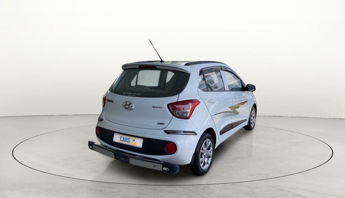 2019 Hyundai Grand i10 SPORTZ 1.2 KAPPA VTVT, Petrol, Manual, 23,125 km, Right Back Diagonal