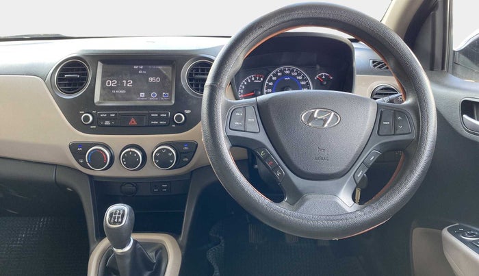 2019 Hyundai Grand i10 SPORTZ 1.2 KAPPA VTVT, Petrol, Manual, 23,125 km, Steering Wheel Close Up
