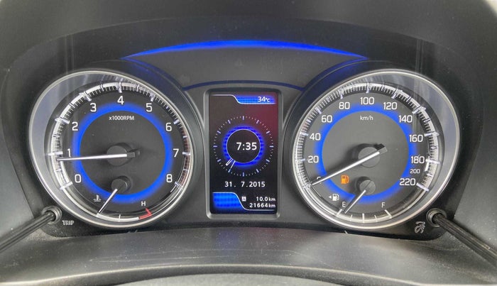 2020 Toyota Glanza G, Petrol, Manual, 21,658 km, Odometer Image